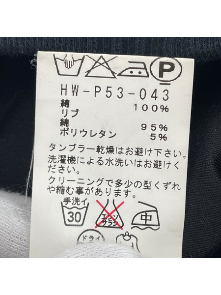 REGULATION Yohji Yamamoto 方ポケ スウェットカーゴパンツ 2 黒[値下]