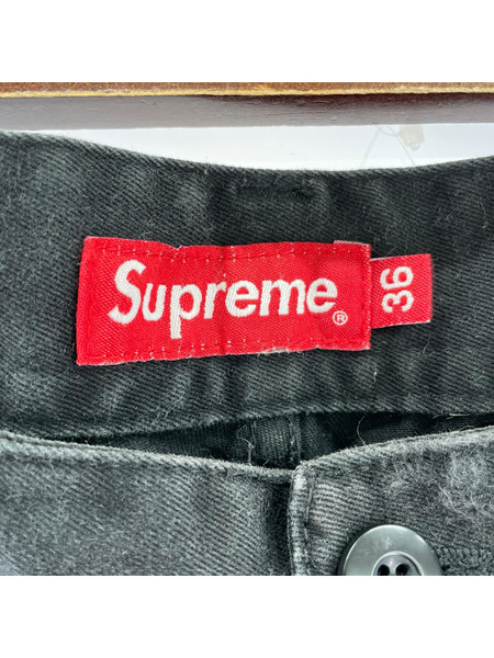 Supreme パンツ 裾ジップ BLK W36
