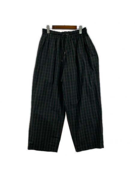 kolor BEACON パンツ チェックイージーパンツ-1