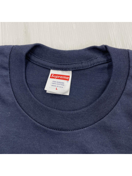 Supreme 30th Anniversary First Tee 半袖カットソー 紺 L