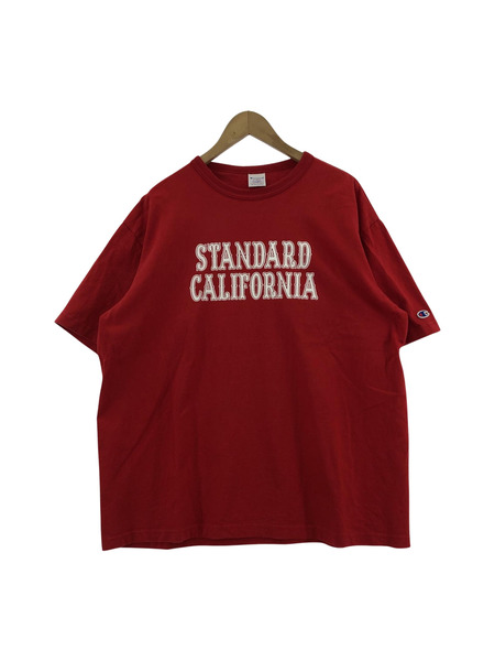 STANDARD CALIFORNIA×champion SSカットソー 赤