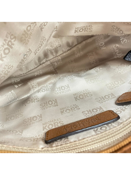 B/マイケルコース レザー ショルダーバッグ