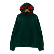Supreme パーカー 19FW Mirrored Logo Hooded Sweatshirt 緑 M