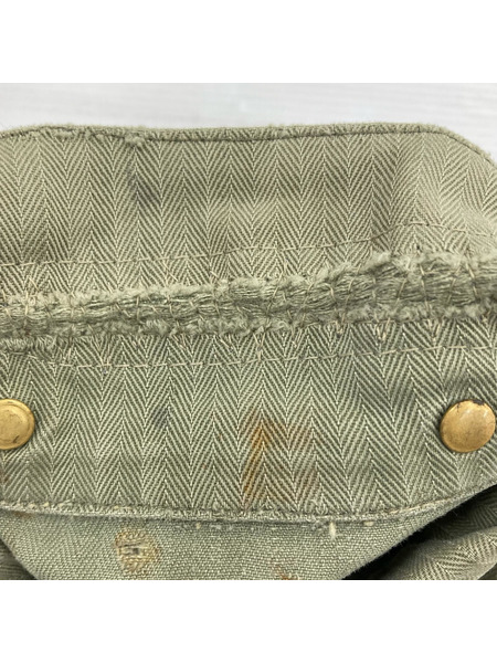 OLD・VINTAGE ジャケット USMC WW2 P-44 HBT ジャケット ガスフラップ オリーブ