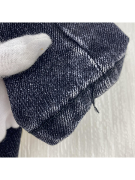 mnml フェルトスケルトンデニムパンツ 32 BLK[値下]