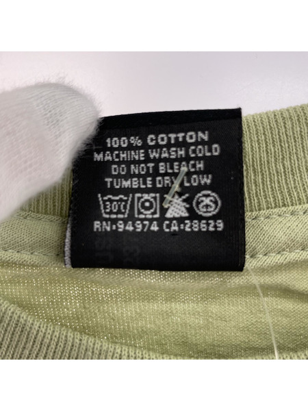 STUSSY old BIG BOYS　Tシャツ　グリーン　XL　汚レ
