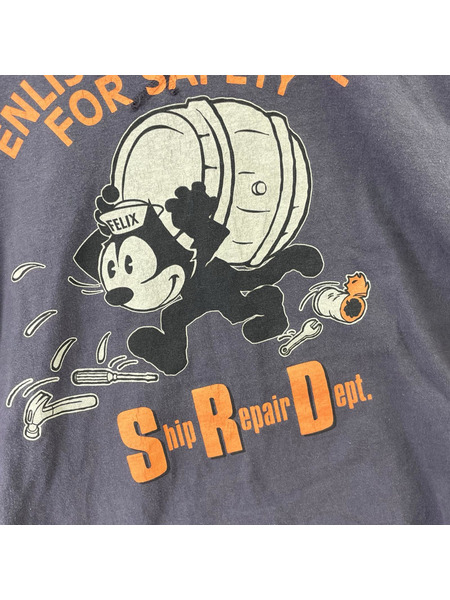 TOYS McCOY 半袖Tシャツ・カットソー S/Sカットソー FELIX ネイビー (L)