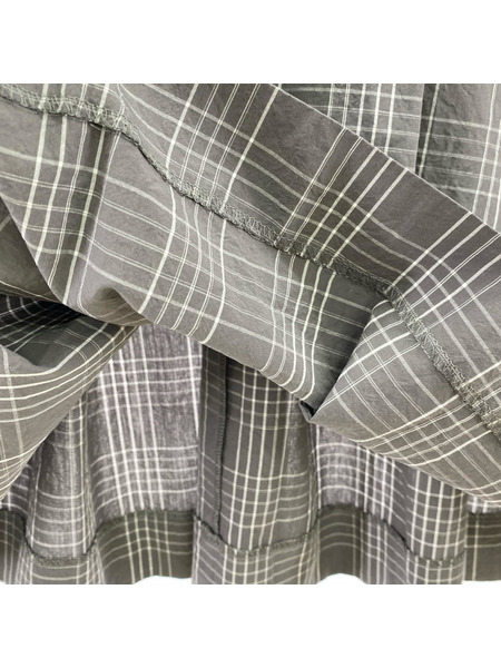 Mackintosh ノースリーブワンピース MACKINTOSH LONDON ラインチェックコットンワンピース[値下]