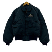 ALPHA ミリタリージャケット USA製 CWU-45P NVY S