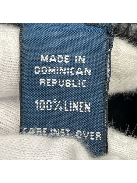 POLO RALPH LAUREN パンツ 90s~ リネン100% 2タックパンツ 黒