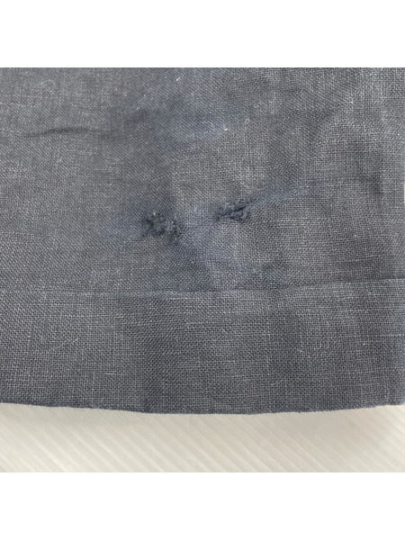 POLO RALPH LAUREN パンツ 90s~ リネン100% 2タックパンツ 黒