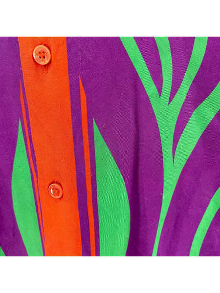 メンズラグ衣料 総柄シルクシャツ/50