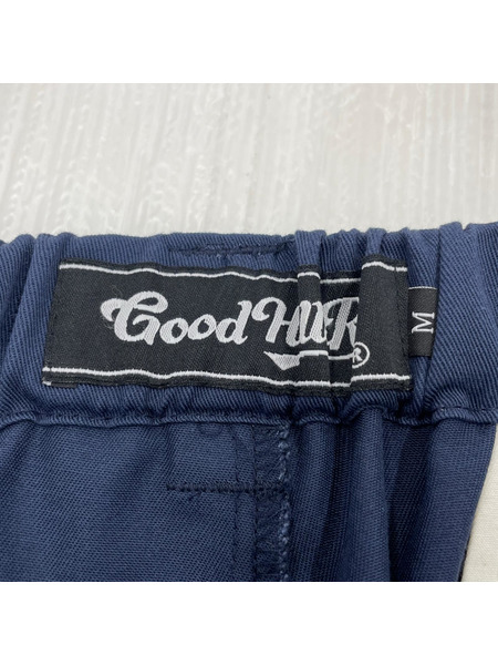パンツ Good HelleR コットンポリ イージーパンツ ネイビー[値下]