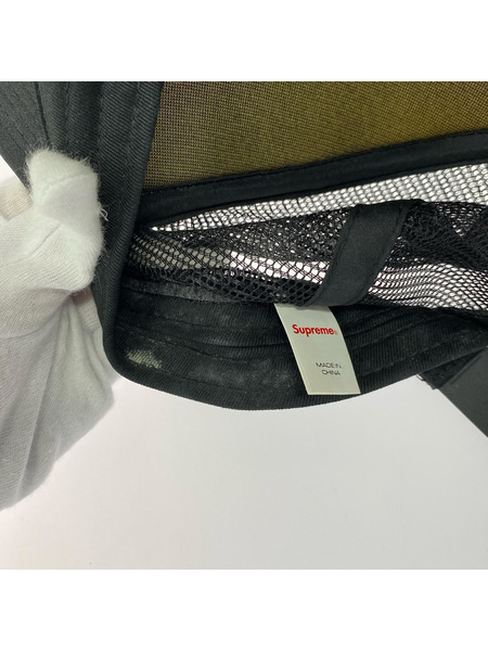 Supreme キャップ Name Plate Mesh Back BLK