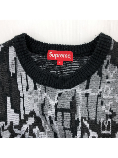 Supreme Trebark Camo Sweater Ｌ[値下]