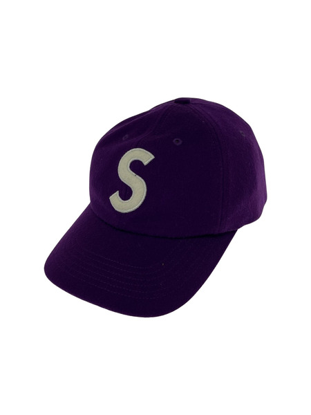 Supreme 19AW S Logo 6-Panel Wool Cap パープル