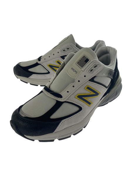 NEW BALANCE USA製 M990SB5 990V5 26.5cm 白×黒×黄