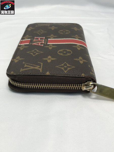 LOUIS VUITTO M60017 旧型ジッピーウォレット ラウンドファスナー 長財布 モノグラム イニシャル ライン入り モノグラム LV ルイヴィトン