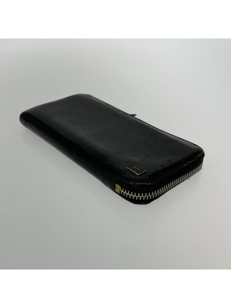 PORTER 長財布 レザー ラウンド長財布 BLK