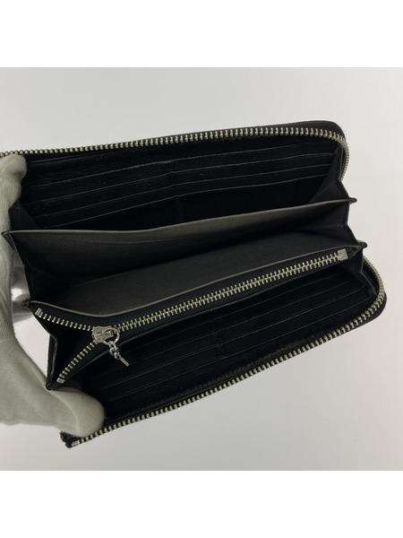 PORTER 長財布 レザー ラウンド長財布 BLK