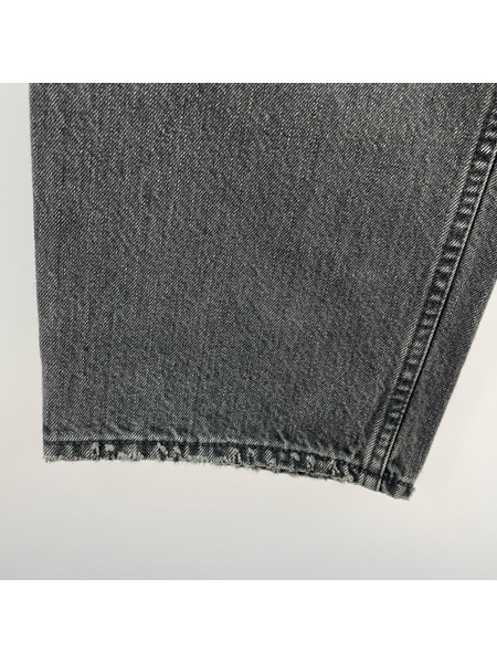 Ron Herman デニム・ジーンズ Robert Wide Fit Black Denim Pants