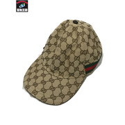 小物 GGキャンバス シェリーライン キャップ