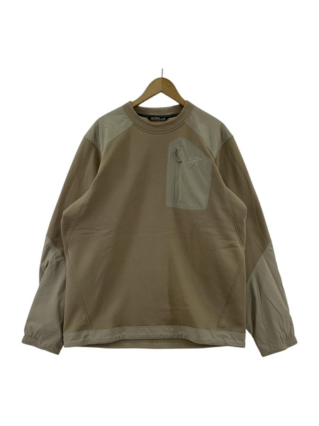 ARC'TERYX KONSEAL CREW コンシールクルーネック L ベージュ X000008454