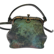 JEAN PAUL GAULTIER FEMME ショルダーバッグ 玉虫 ガマ口 ショルダーバッグ 緑