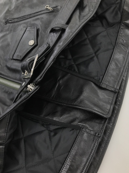 Sacai 22AW Schott Docking W-Riders Jacket 2 ブラック[値下]