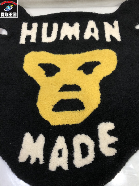 HUMAN MADE FACE RUG SMALL/黒/ヒューマンメイド