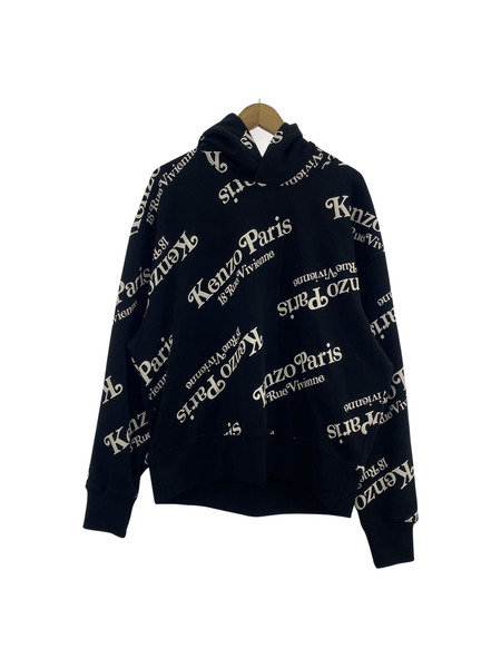 KENZO by Verdy 24SS OVERSIZED HOODIE オールロゴプルオーバーパーカー L[値下]