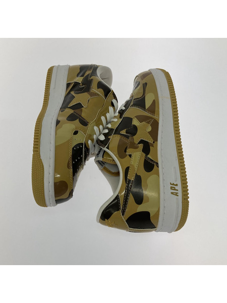 A BATHING APE BAPE STA 猿カモ 迷彩 スニーカー カーキ 28.5cm