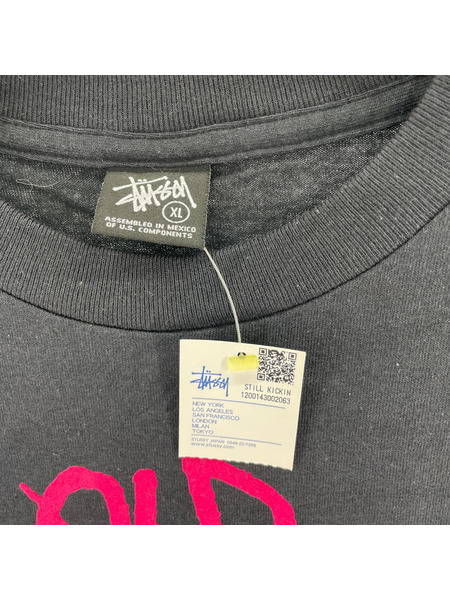 STUSSY STILL KICKIN Tシャツ ブラック