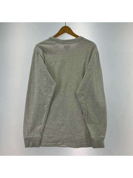 Supreme 長袖Tシャツ・カットソー 18SS Stacked L/S Top グレー M