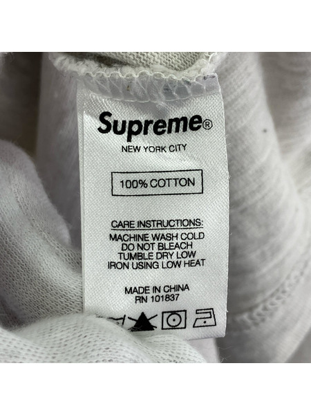 Supreme 長袖Tシャツ・カットソー 18SS Stacked L/S Top グレー M