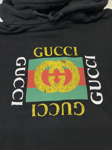 GUCCI ヴィンテージロゴ プルオーバー パーカー