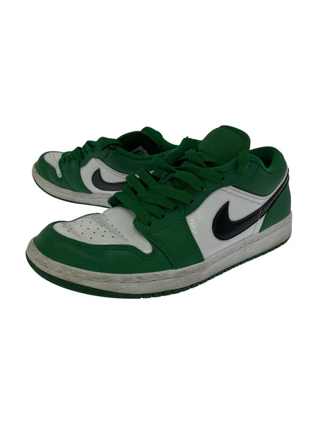 NIKE AIR JORDAN 1 LOW PINE GREEN/WHITE (26.0)