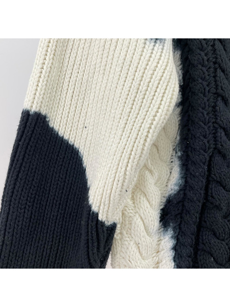 STUSSY Tie Dye Fisherman Sweater フィッシャーマンニット S