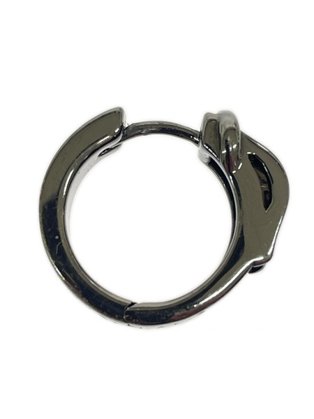 Vivienne Westwood ソノ他 MAN BOBBY オーブ フープピアス ブラックメタル