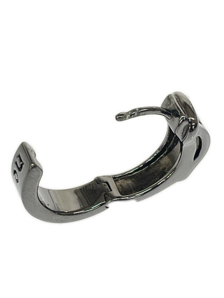 Vivienne Westwood ソノ他 MAN BOBBY オーブ フープピアス ブラックメタル