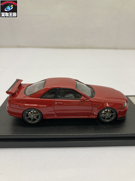 HPI ミラージュ 日産スカイラインGTR R34 V-spec レッド 1/43