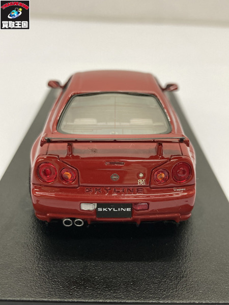 HPI ミラージュ 日産スカイラインGTR R34 V-spec レッド 1/43