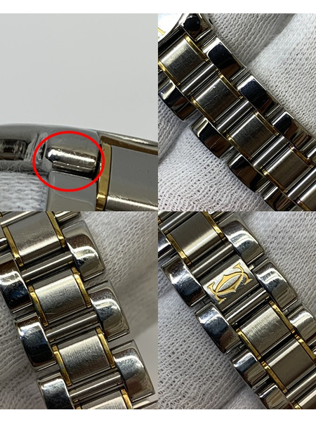 Cartier マスト21 W10073R6 電池交換・仕上げ済 カルティエ Must 21 SM 腕時計 シルバー文字盤 レディースQZ