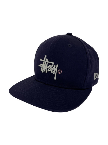 STUSSY NEW ERA キャップ 紺