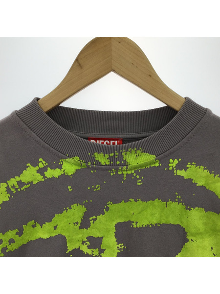 DIESEL スウェット・トレーナー S-BOXT-N5 CREW NECK グレー