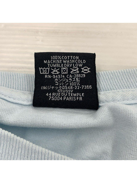 STUSSY 半袖Tシャツ・カットソー Test Strike Pigment Dyed Tee M スカイブルー
