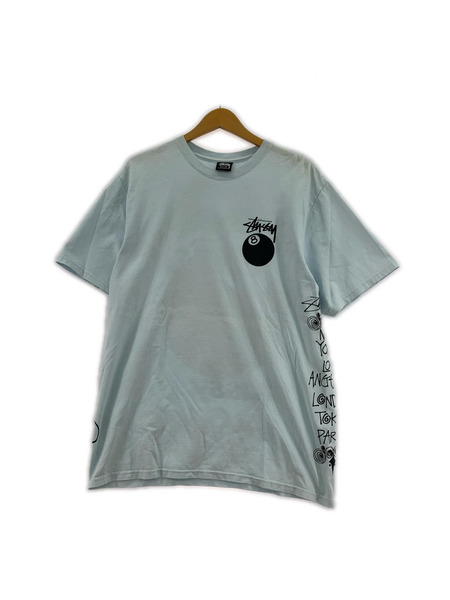 STUSSY 半袖Tシャツ・カットソー Test Strike Pigment Dyed Tee M スカイブルー
