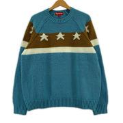 Supreme ニット・セーター 24SS Stars Sweater Dusty Blue (M)