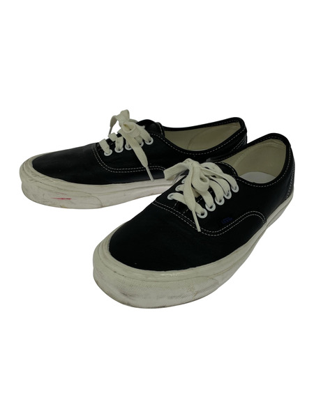 VANS　Authentic 44 DX　ブラックレザー 28㎝