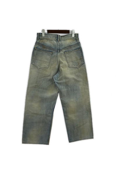 ANCELLM SELVEDGE DENIM STRAIGHT 5P PANTS 1 サックス ANC-PT11-A